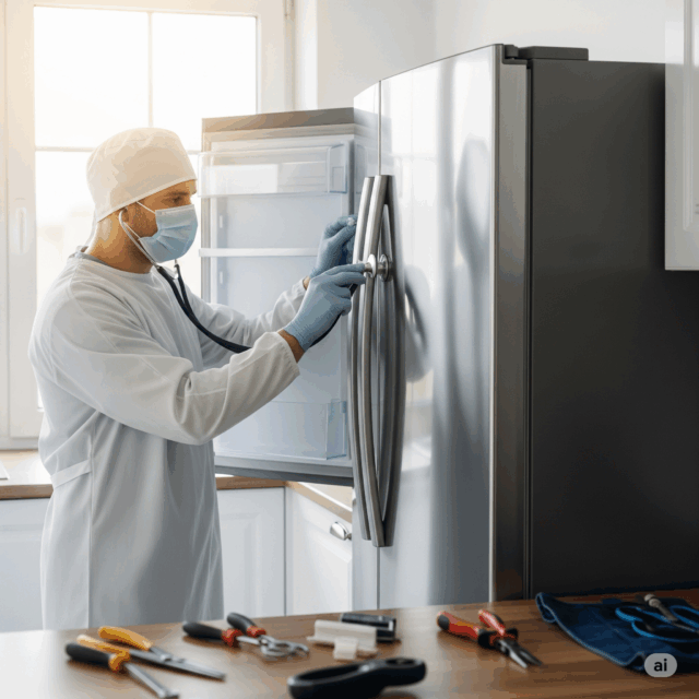 Expert technician from Appliance Surgeon performing appliance repair in Washington DC, Virginia and Maryland