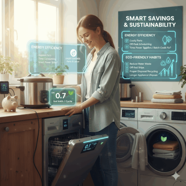Smart Savings and Sustainability in Household Appliance Use
