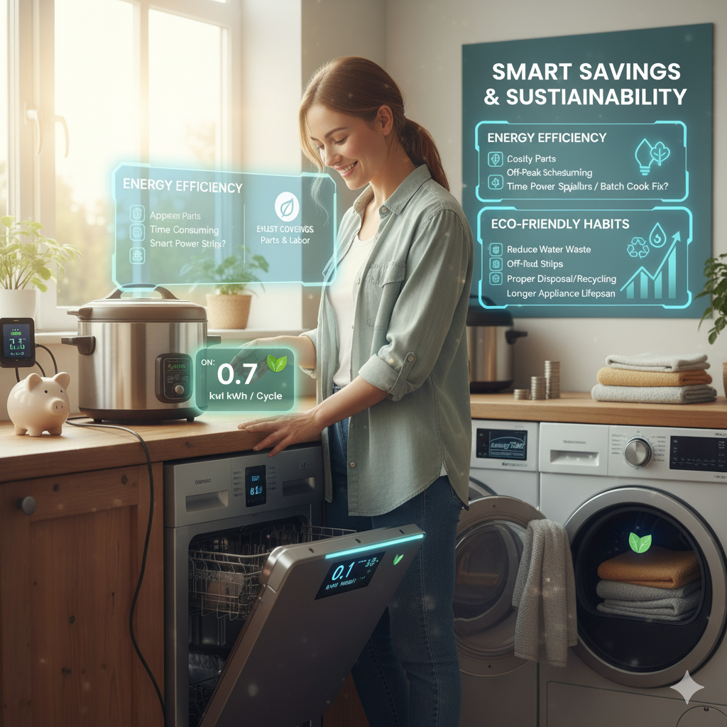 Smart Savings and Sustainability in Household Appliance Use