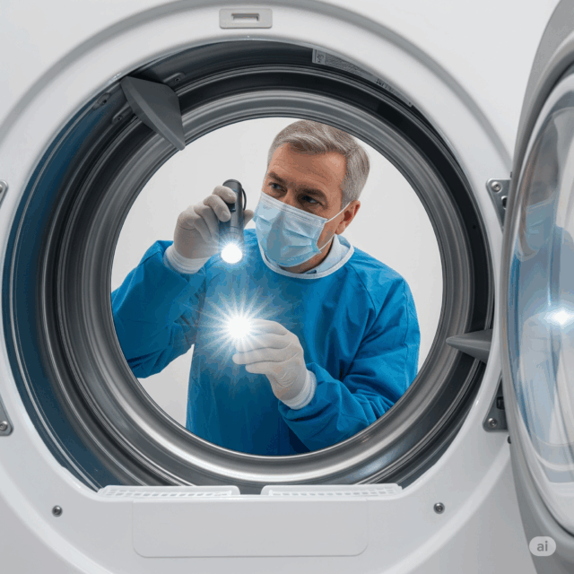 Expert technician from Appliance Surgeon performing appliance repair in Washington DC, Virginia and Maryland