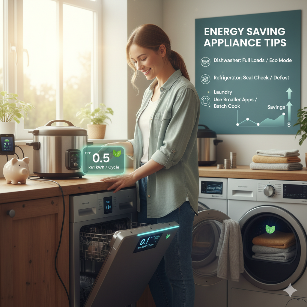 Tips for using your appliances more efficiently to save energy and money