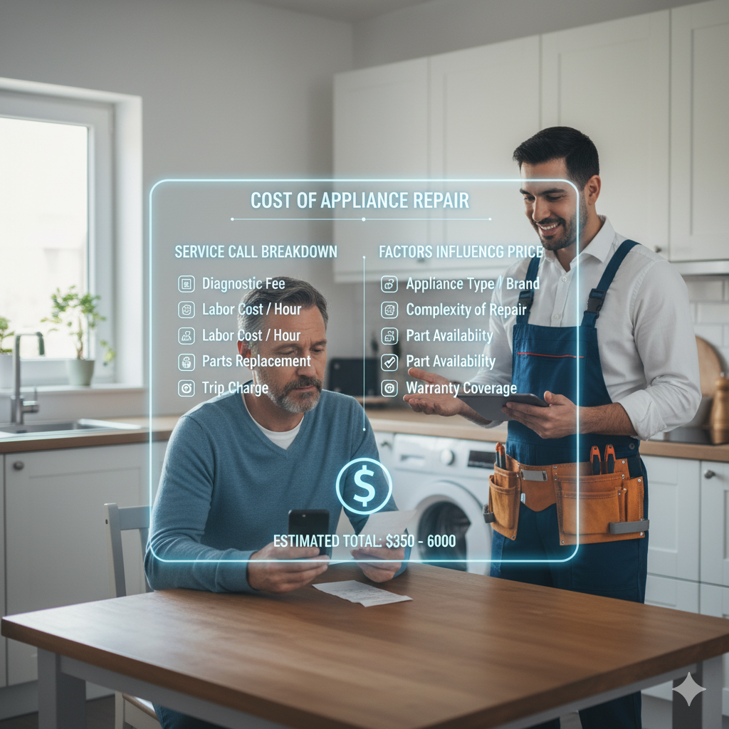 Understanding the Cost of Appliance Repair Service Calls