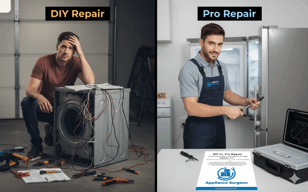 DIY vs. Pro Repair: A Homeowner's Guide to Fixing Appliances