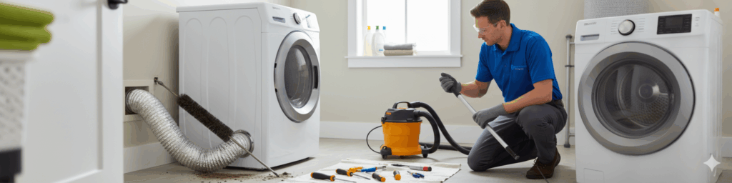 dryer vent repair service visit